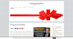 Desktop Screenshot of goingawaygifts.org